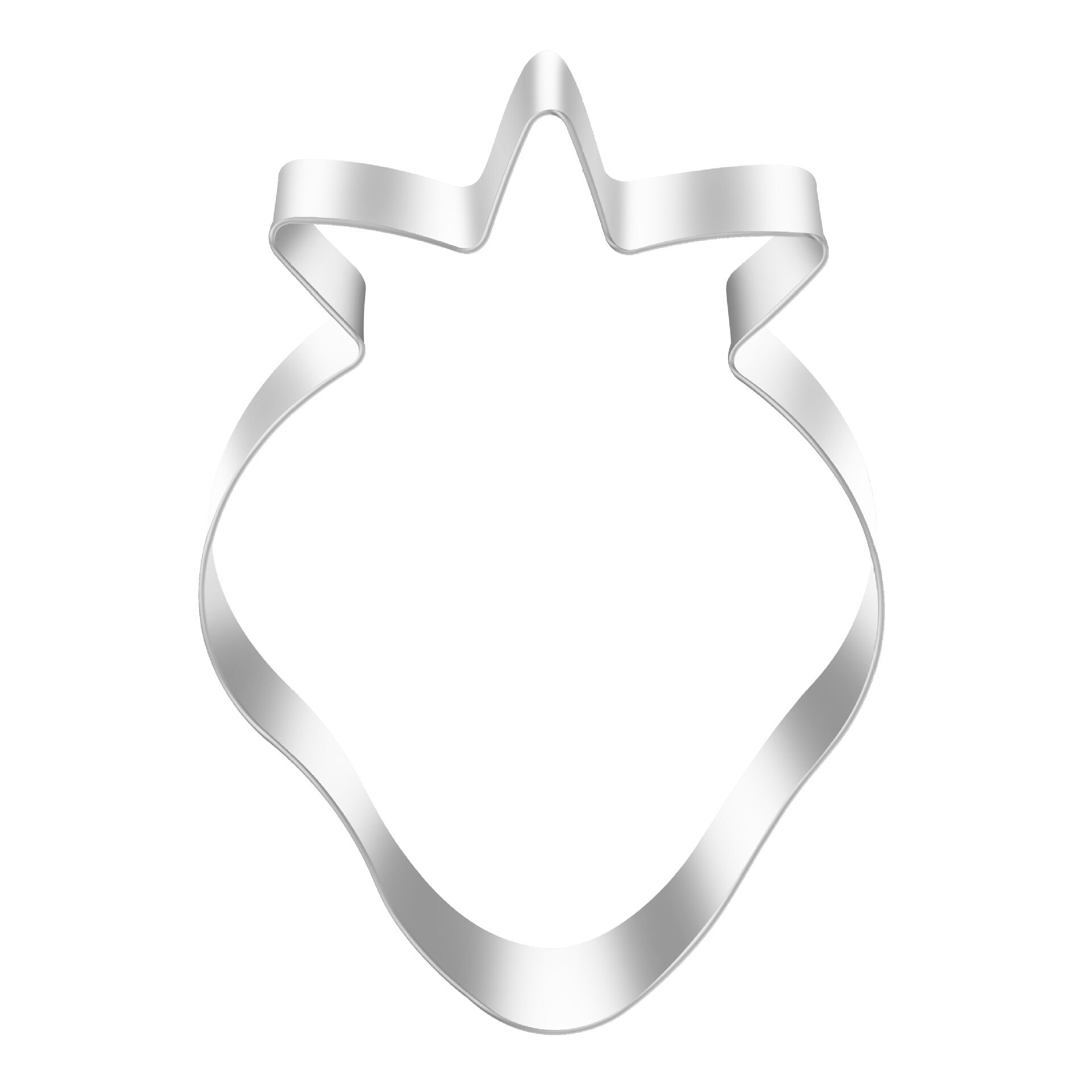 Kjøkken cookie kutter jordbær form metall form sugarcraft kake informasjonskapsler kaker bakervarer kutter form kake dekorere verktøy 1pc