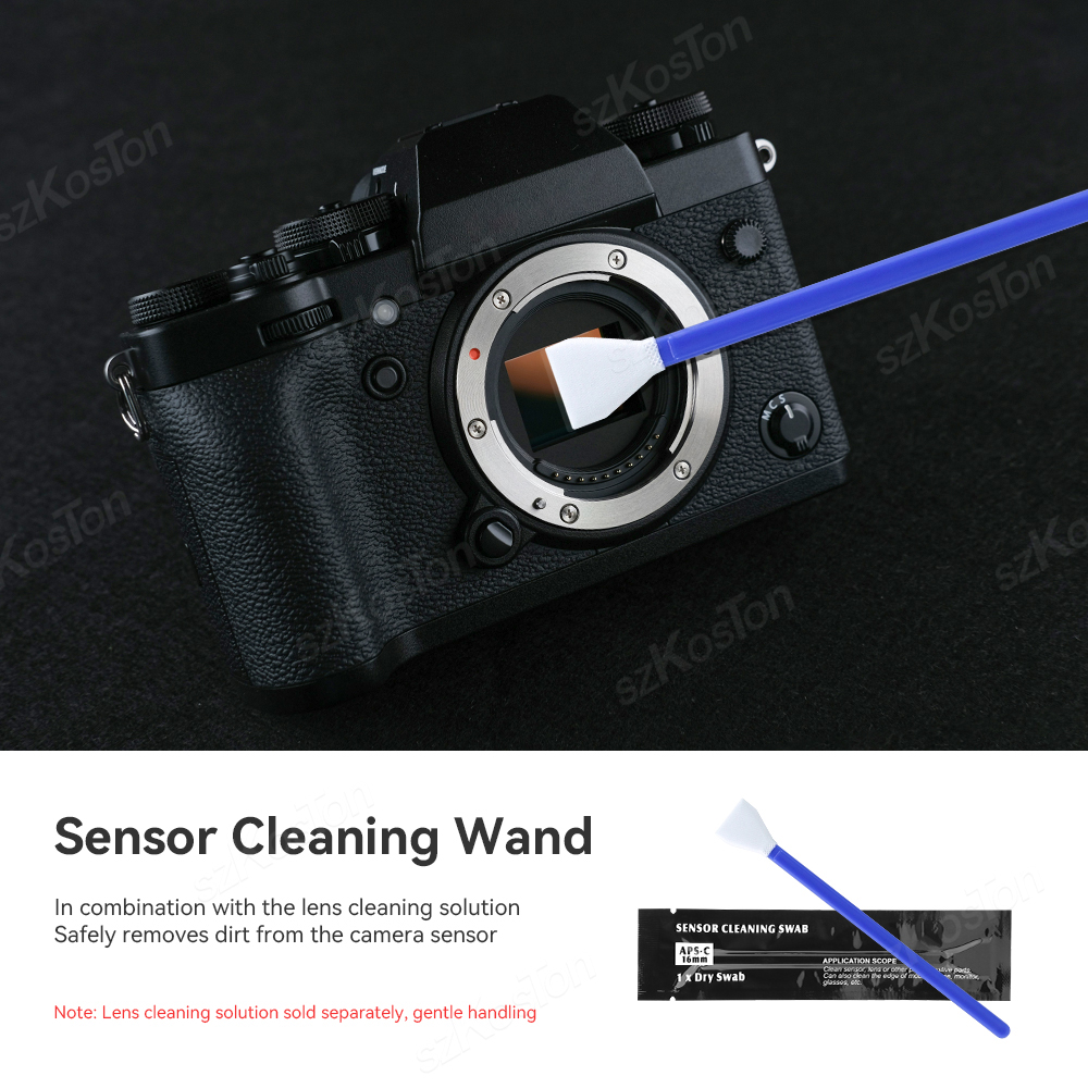 DSLR Camera Cleaning Kit with Cleaning Swabs Microfiber Cloths Camera Cleaning Pen for Camera Lens Optical Lens