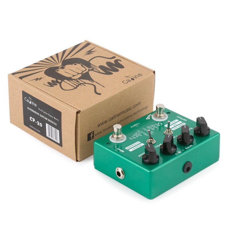 Caline CP-20 Crazy Cacti Overdrive Guitar Effect Pedal True Bypass Effects Guitar Accessories
