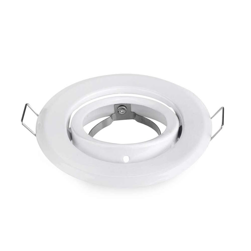 Iron lamp Trims Recessed Led Ceiling Light Frame Gu10 Fittings White Downlight Holder