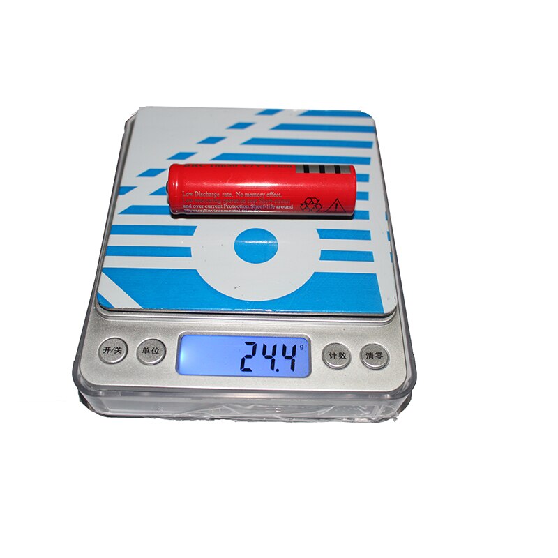 2 uds. De pilas recargables 18650 V originales para linterna led