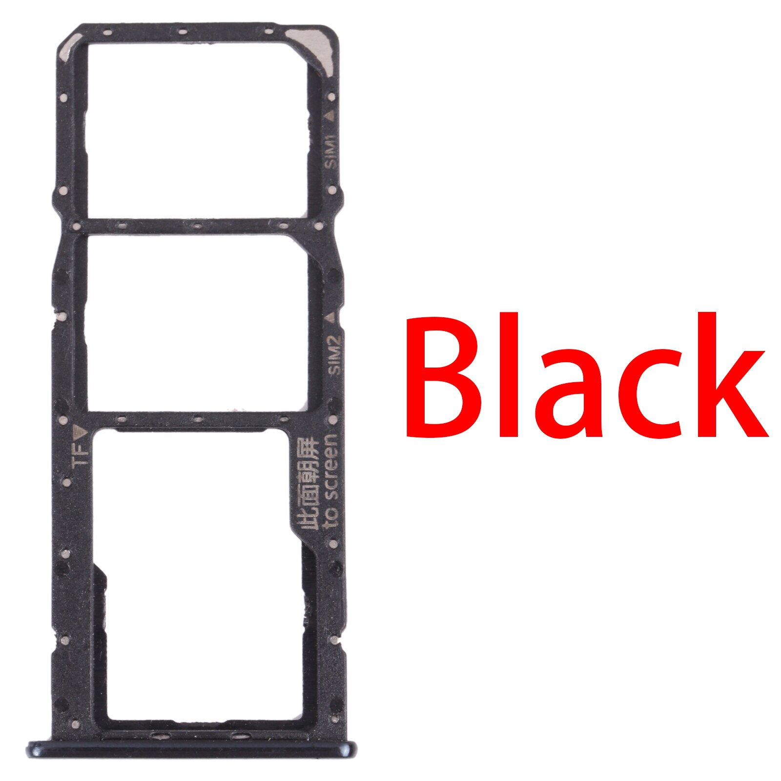 Sim Kaart Lade + Sim Card Tray + Micro Sd Card Tray Voor Huawei Y7 Pro