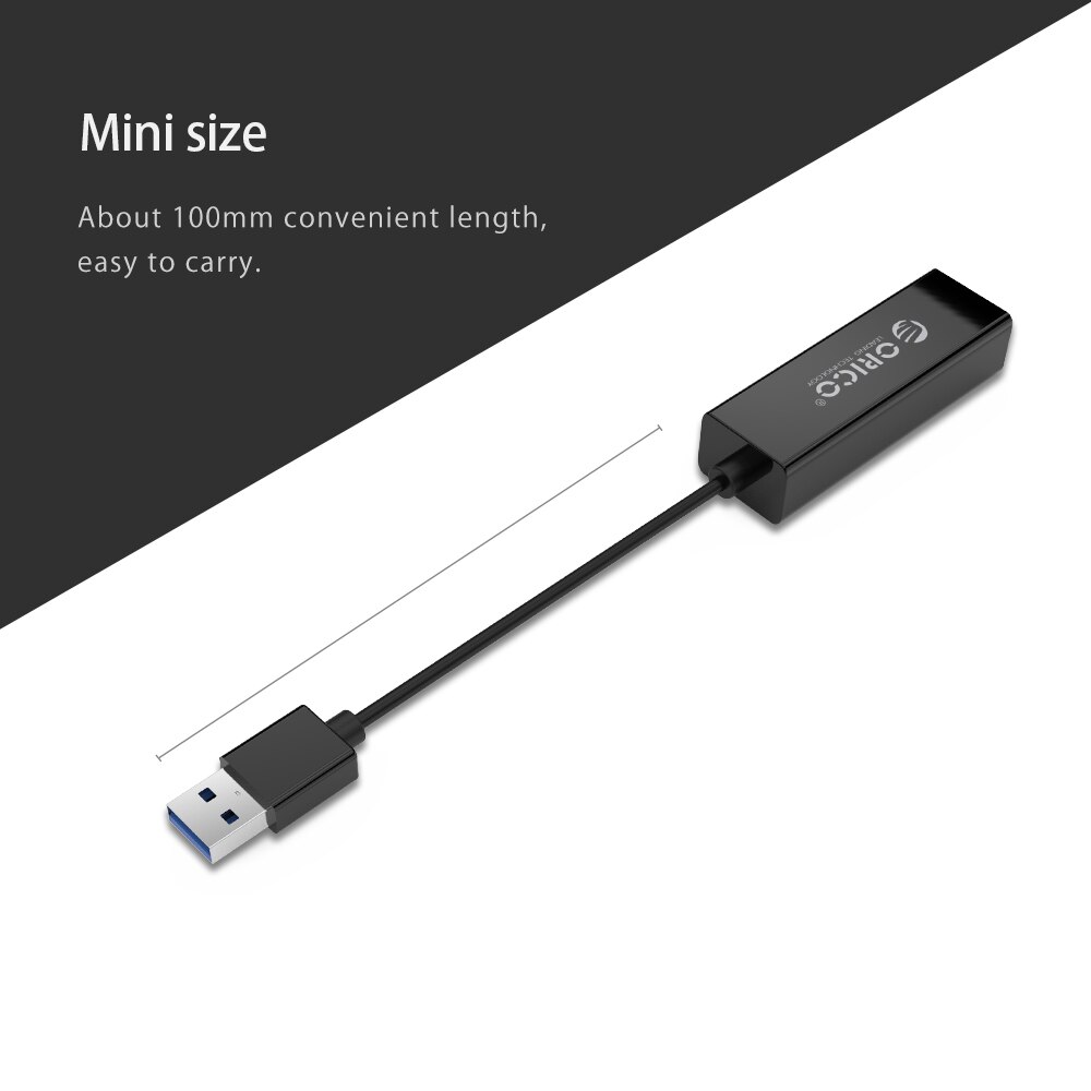 Orico Lan Netwerkkaart USB3.0 Ethernet Passen Type C Naar RJ45 Gigabit Externe Netwerkkaart Voor Mac Windows 10 Pc xiaomi