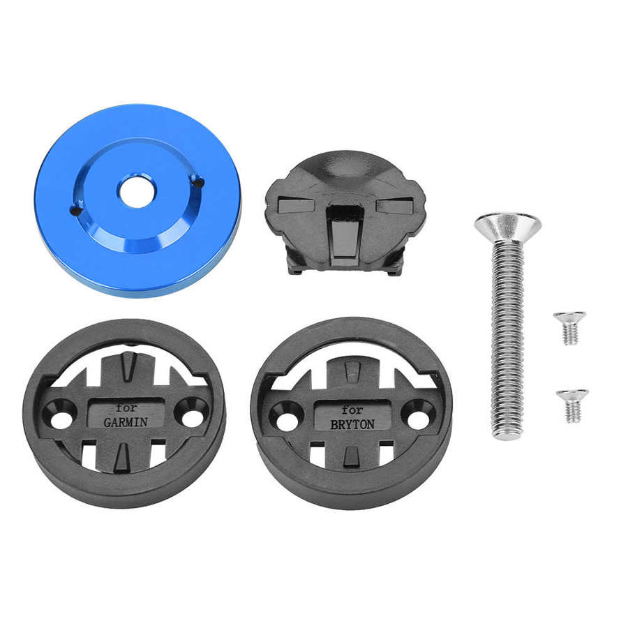 Bicycle Accessories Stopwatch GPS Stem Mountain Bike Accessory: Blue