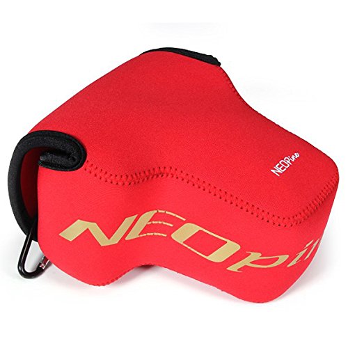 Draagbare Neopreen Zachte Waterdichte Inner Camera Case Cover Tas voor Nikon CoolPix P900 P900s Panasonic Lumix FZ2000 FZ2500 Camera: Red