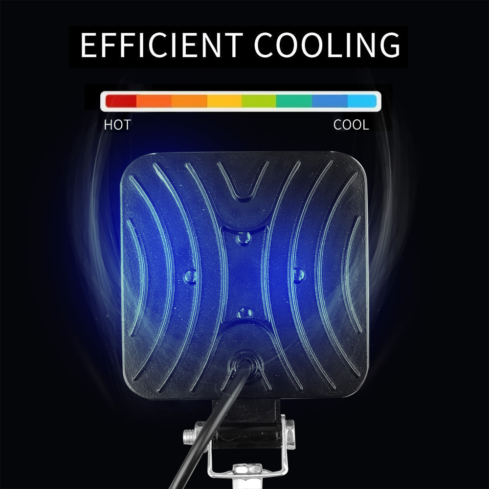 Car Led Light Bar 48W Work light 16LED 12V Fog Lamp LED Tractor Headlight for Offroad Truck Combo Boat Auto 1/2/4pcs