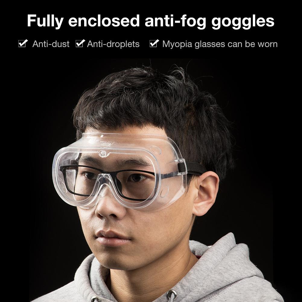 Protective Anti-fog Glasses Goggles Glasses disposable face masks Oil-Resistant Protector Disposable Coverall Workwear Clothing