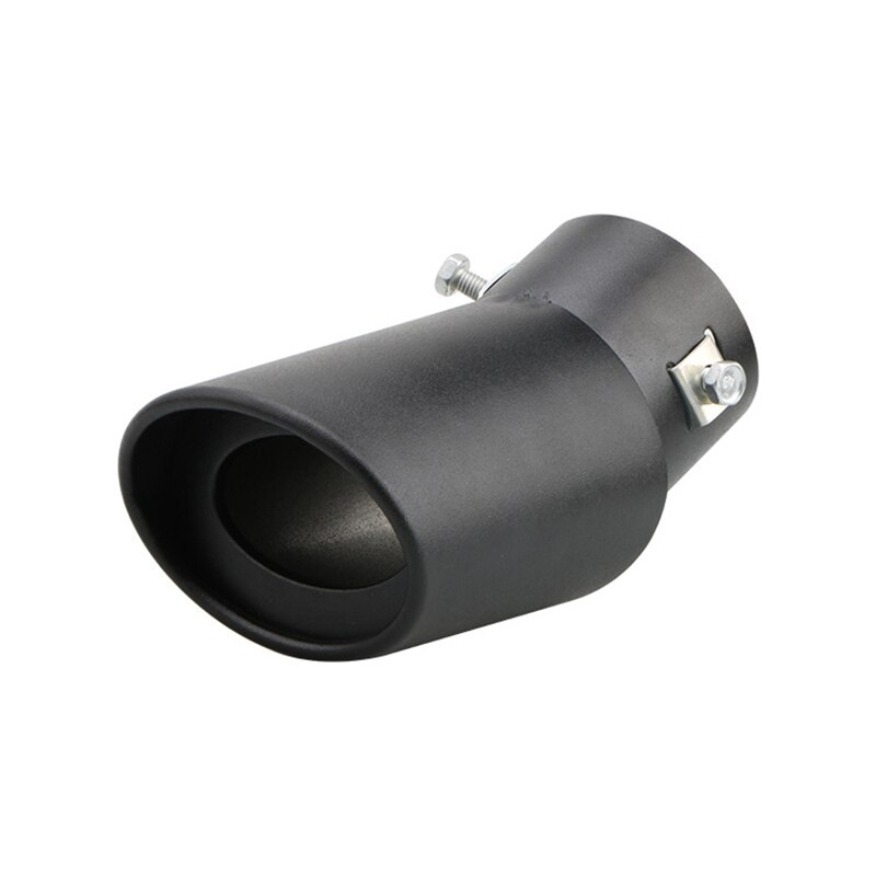Embout de silencieux d'échappement universel en acier inoxydable, noir, pour voiture: Default Title