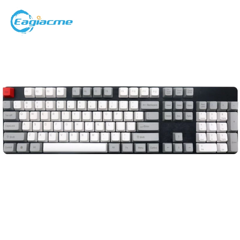 Top Gedruckt OEM PBT Keycap Für Mechanische Tastatur 108 Schlüssel Vollen Satz Dolch Verdicken Tastenkappen Schlüssel Für Blau/Rot/braun/Schwarz Schalter