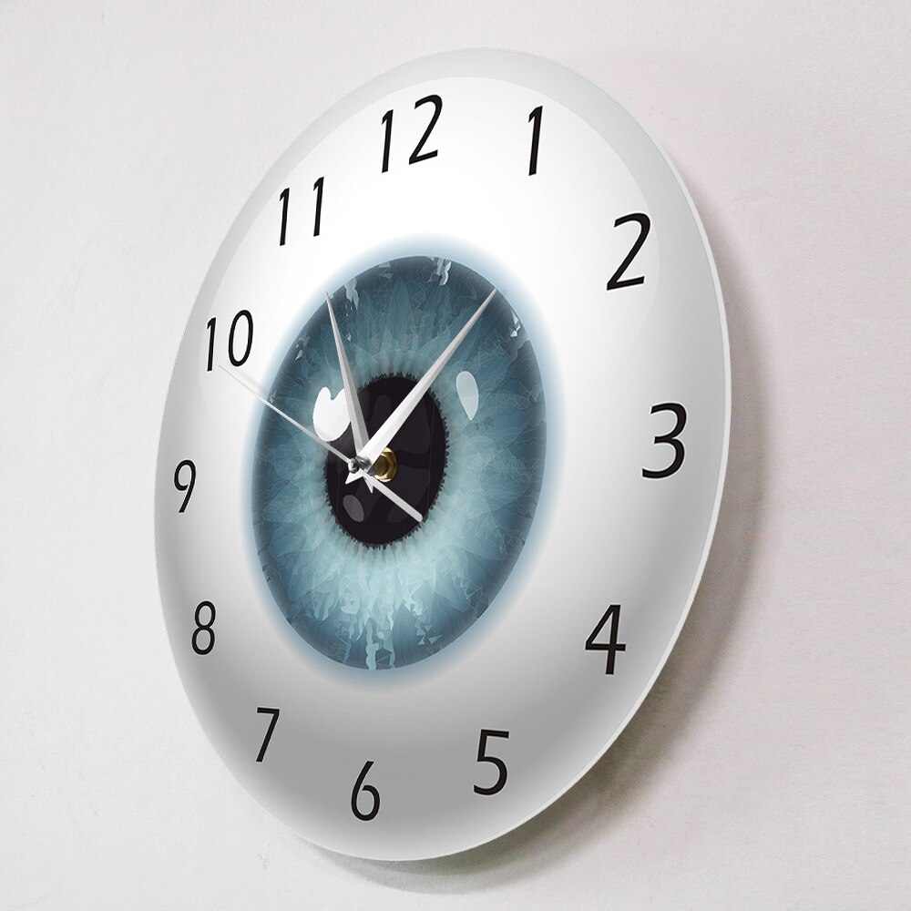 The Eye Eyeball Wall Clock Pupil Core Sight View Ophthalmology Wall Decor Novelty Clocks Ophthalmologist Nurse Christmas