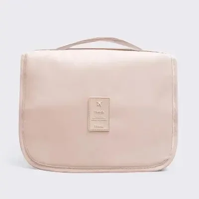 Hangende reizen grote cosmetische toilettas dames heren noodzakelijke make-up schoonheid ijdelheid koffers organisator accessoire opslag waszakje: Black