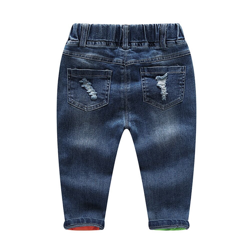 1-5T Pantaloni Del Bambino Delle Ragazze Dei Ragazzi Dei Jeans Autunno della Molla Elastico Del Denim Dei pantaloni Dei Bambini Dei Vestiti Del Bambino Abbigliamento Bambino Dei Jeans pantaloni