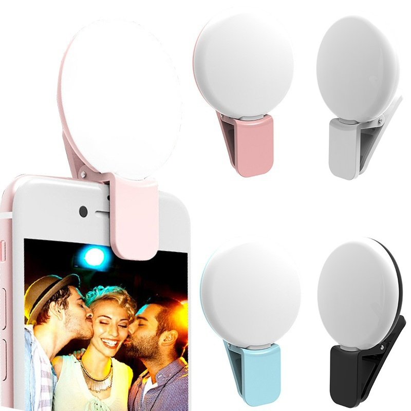 Flashs rechargeables pour téléphone, lampes d&#39;embellissement d&#39;apparence, pour Selfie, accessoires pour photographie