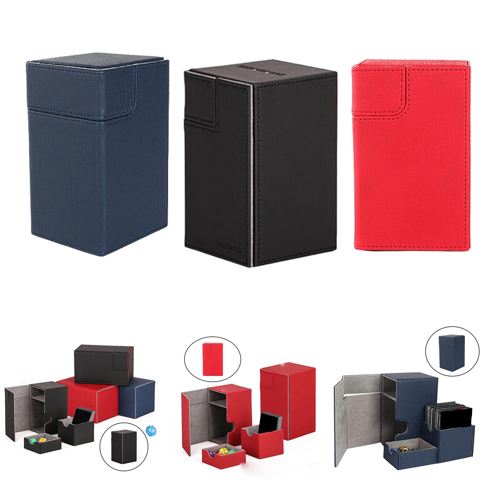 Card Sleeve Deck Box Kaarten Collecties Pu Leer Voor Bordspel Kaarten Games Speelkaarten