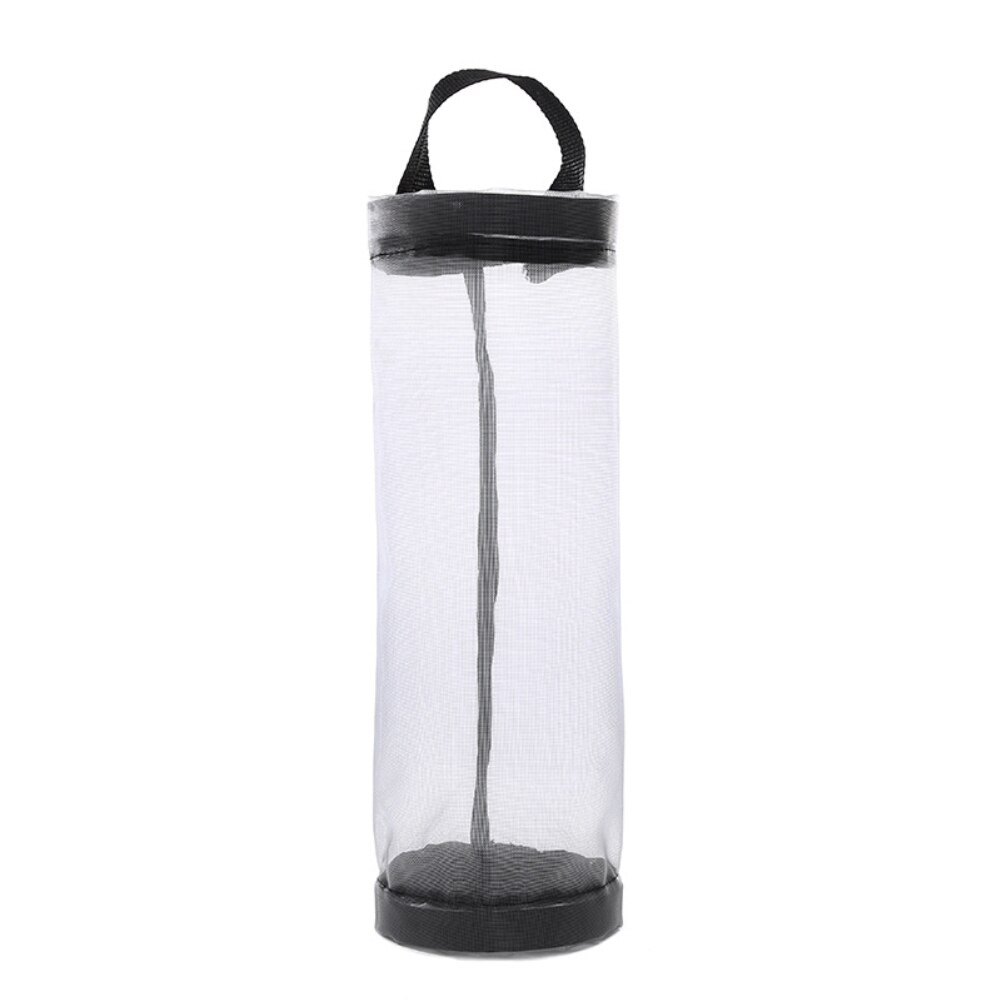 Garbage Baskets Convenient Home Kitchen Round Organizer Garbage Bag Sundries Plastic Bag Holder Dispenser Hanging Storage Trash: C