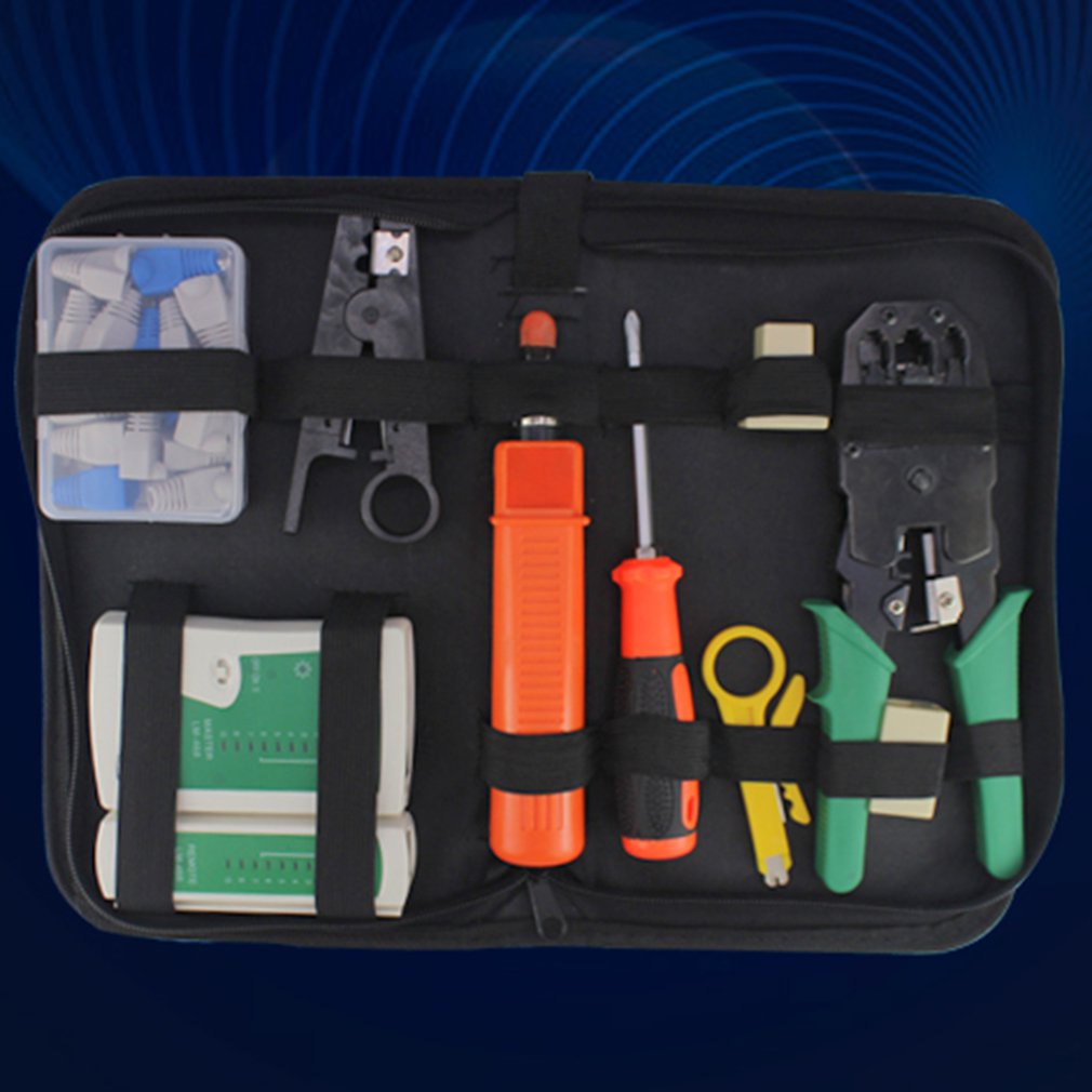 RJ45 Crimping pliers Portable LAN Network Repair Tool Kit Cable Tester AND Plier Crimp Crimper Clamp: YG-P310