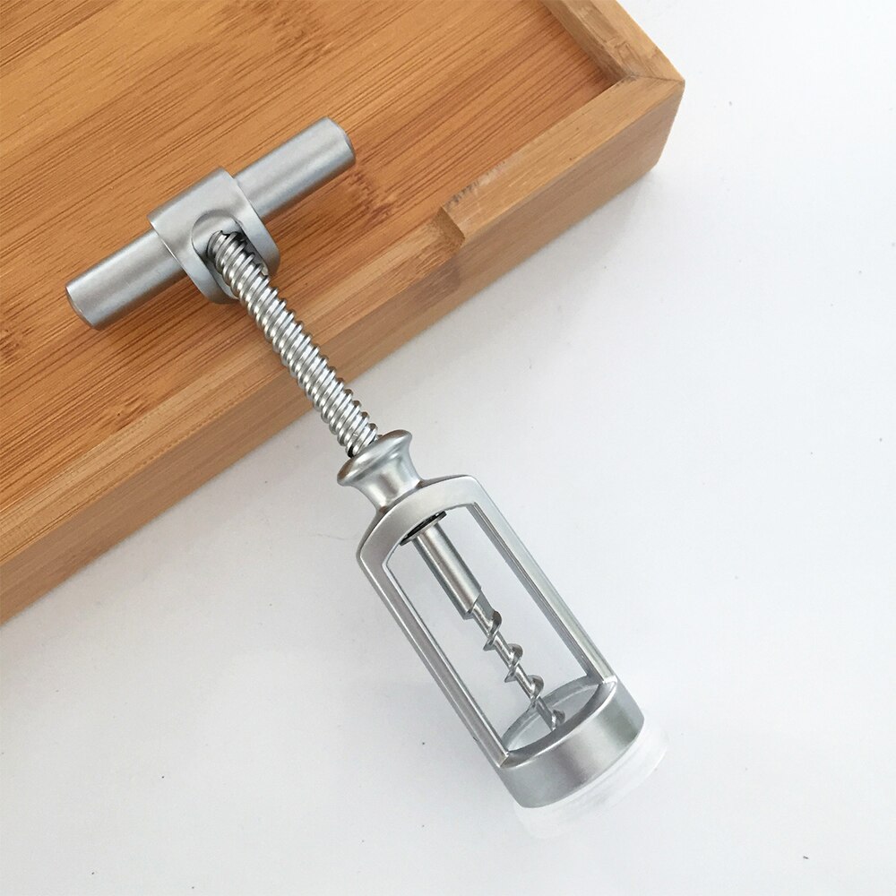 1Pcs Stijl Rode Wijn Opener Zinklegering Flesopener Champagne Opener Wijn Creatieve Schroef Corkscrew 15.5x7x3.8cm