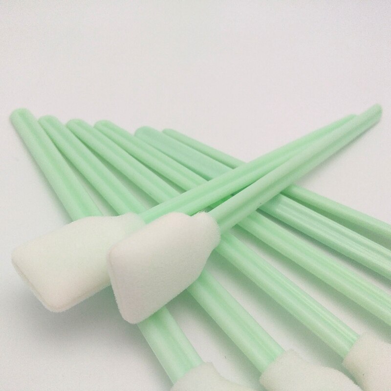 100Pcs Cleaning Swabs Sponge Stick for Roland/Mimaki/Mutoh Eco Solvent Printer Cleaning Swabs