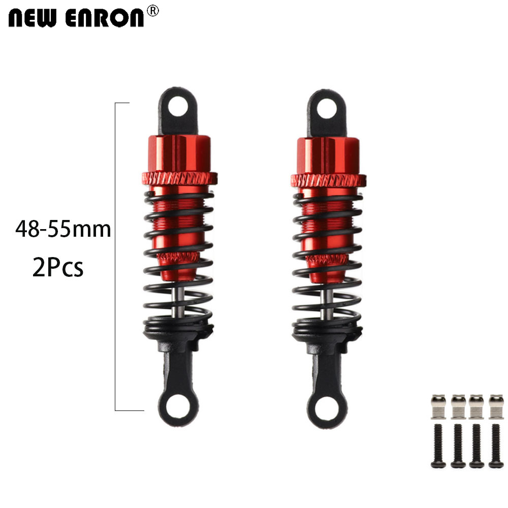 amortiguador de aceite de aleación de Metal ENRON 55mm para 1/18 RC Car WLtoys K929 A949-55 A959 A969 A979: Morado