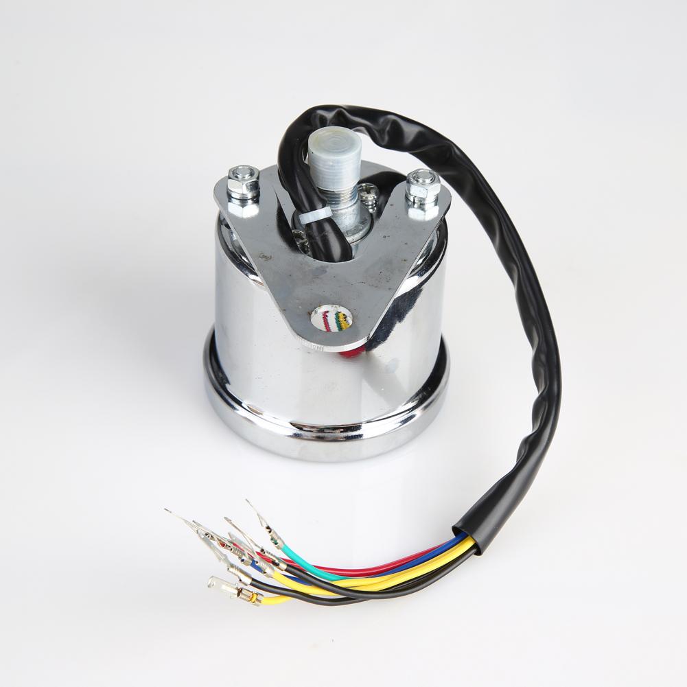 85% Verkoop! Snelheidsmeter Motorfiets 12V Universele Motorfiets Snelheidsmeter Kilometerteller Snelheidsmeter Toerenteller Met Led Indicator