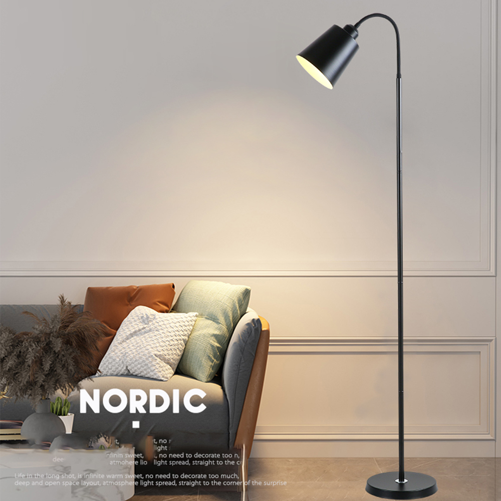 Moderne gulvlampe justerbar svanehals led sofa gulvlamper stue soveværelse arbejdsværelse indendørs dekoration stående gulvlampe