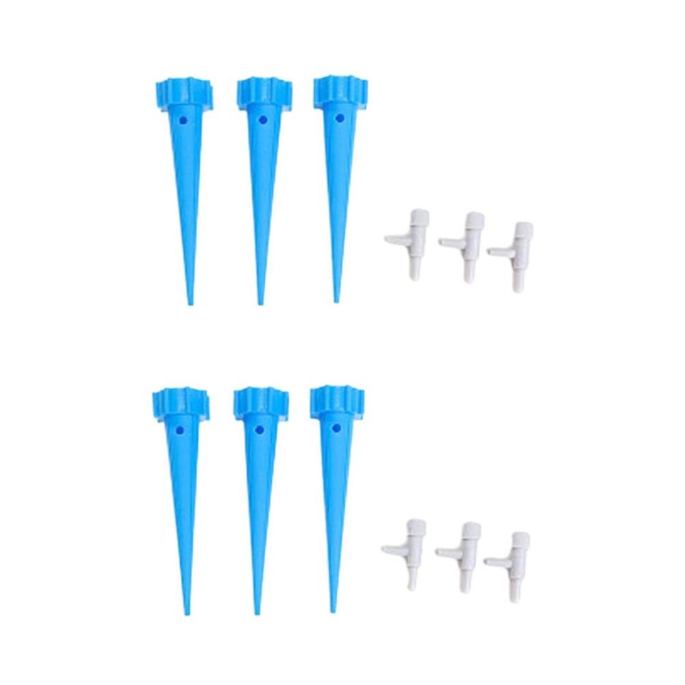 6 pièces système d'arrosage automatique ménage autonome système d'irrigation goutte à goutte automatique plantes réglables fleur pointes d'arrosage: Blue