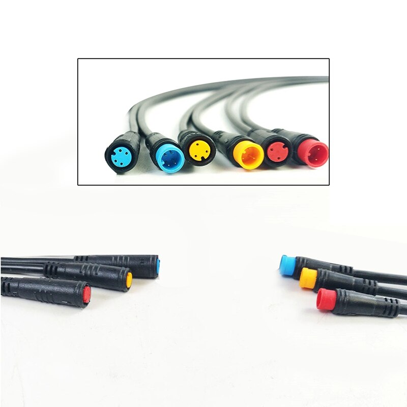 Waterdichte Kabel Connector Voor Ebike Licht Throttle Ebrake Display Ebike Onderdelen Verleng Kabel