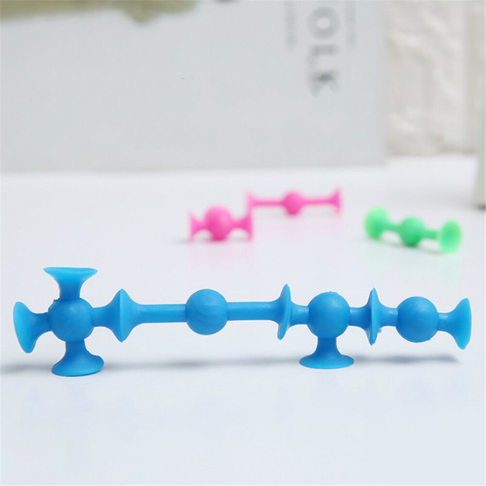 100pcs/set DIY Splice The Sucker Toys Children Puzzle Interesting And Splice Sucker Plastic Fidget Toys ZH