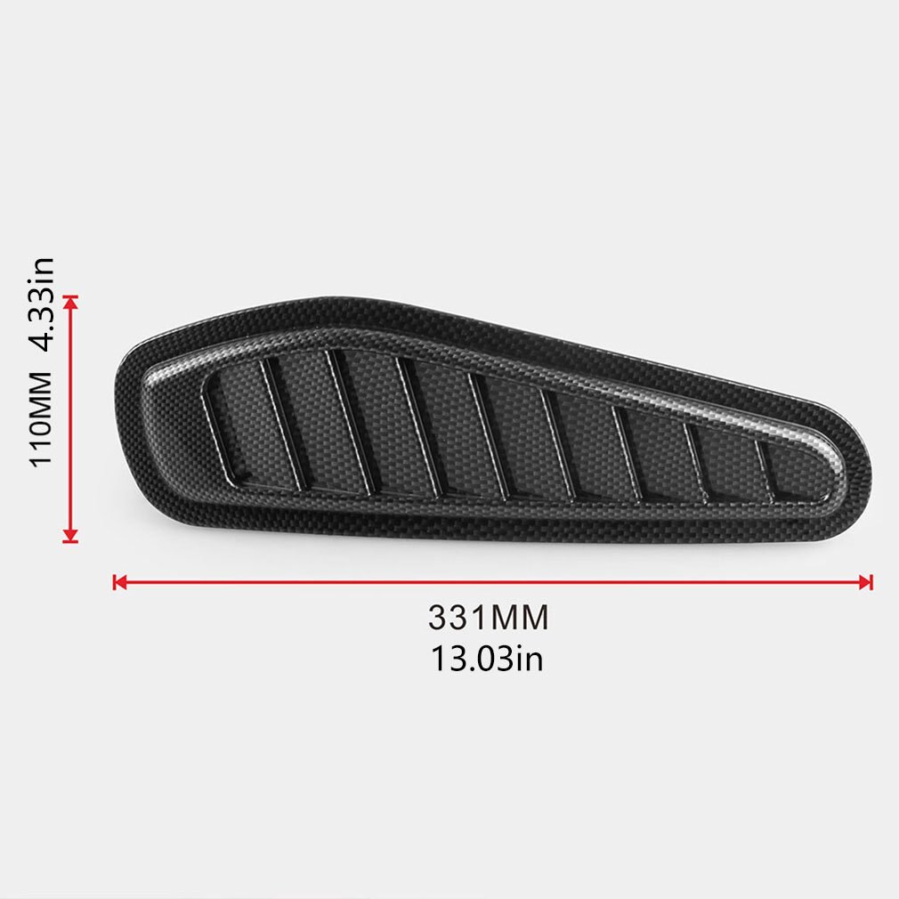 2 sztuk uniwersalny dekoracja robić samochodu ozdobna atrapa wlotu powietrza maski boczny błotnik kratka wentylacyjna kaptur kaptur wlot dekoracji