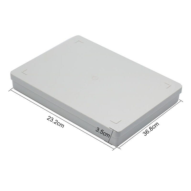 Simple style 4 grid storage box plastic box school stationery box home decoration loose supplies storage box