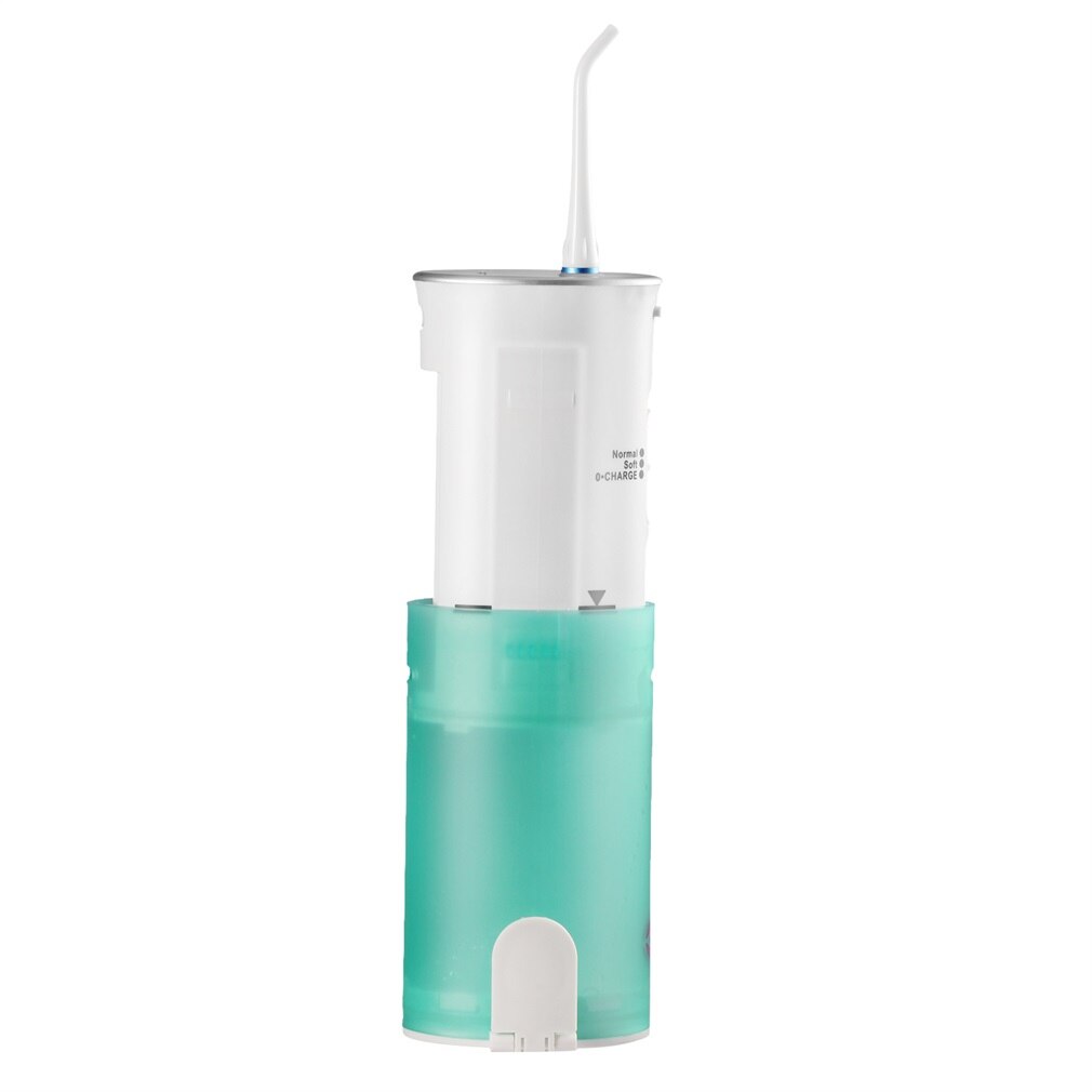 Portable Comfortable Water Flosser Battery Operated with Collapsible Oral Electric Irrigator for Travel