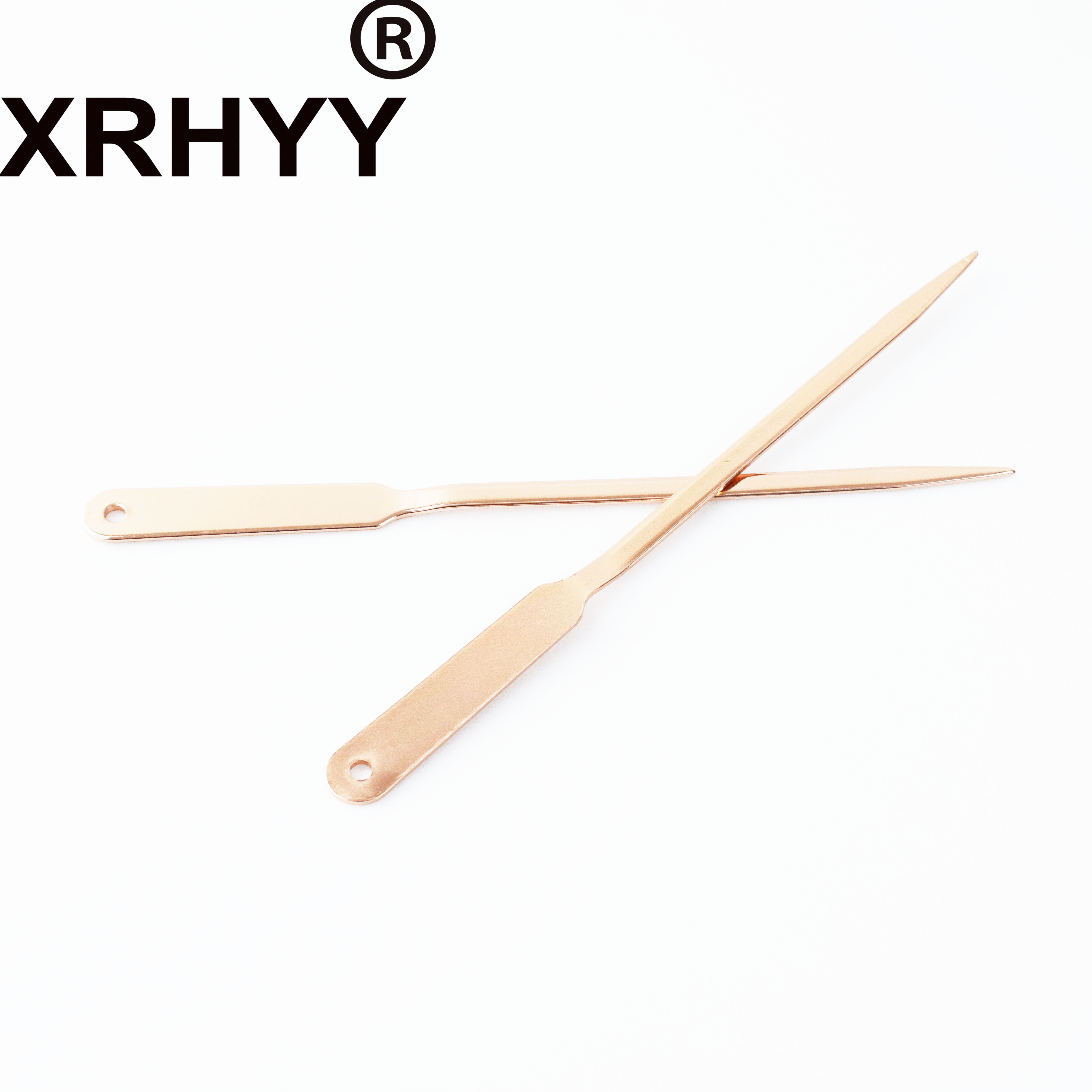 Xrhyy 2- pack brevöppnare kuvertöppnare rostfritt stål hand brev kuvert kniv lätt kuvert skärare