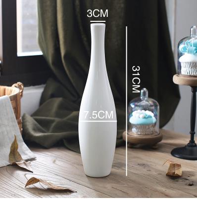 small fresh ceramic vase, European-style ceramic crafts, home office desktop decoration ,