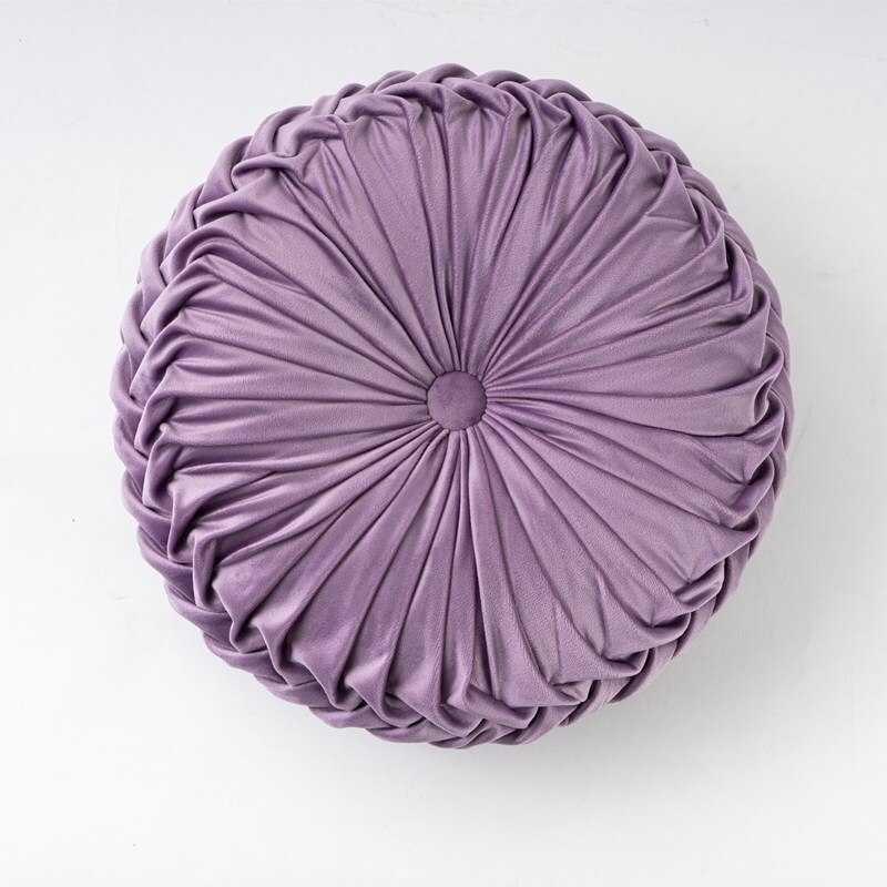 Hause Samt Stoff Rückenlehne Stuhl Kissen Sofa Kissen Bett Strand Schaukel Zurück Pad: hell Violett / 38x38x10cm