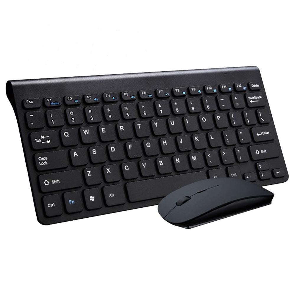 Mini 2.4GHz Wireless Keyboard And Mouse Set Waterproof For Mac Apple PC Computer