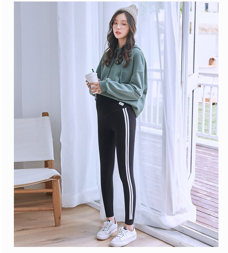 Maternity Pants Pregnancy Clothing Autumn and Winter Korean Casual Sports Tights For Pregnant Women Leggings Pants For Pregnant