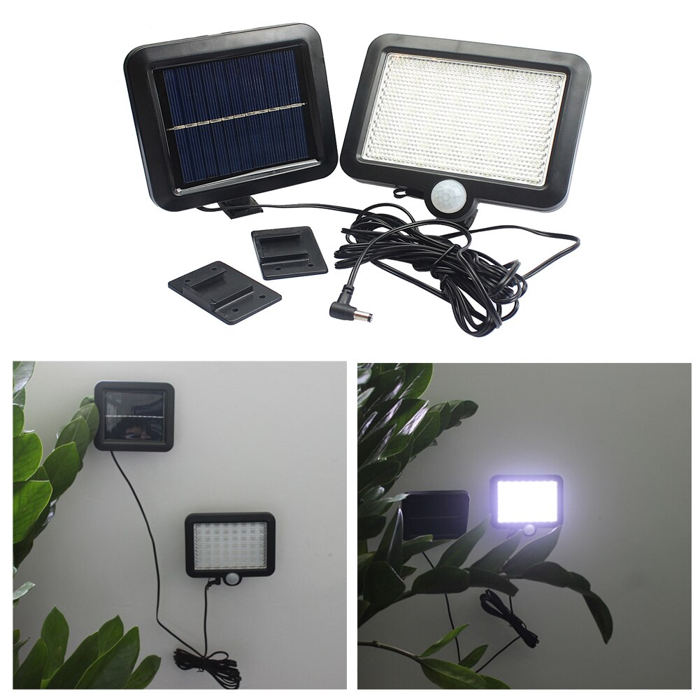 56 LED Solar Light PIR Motion Sensor Wandlamp energiebesparende Verlichting Waterdichte Outdoor Tuin Schijnwerpers Spots