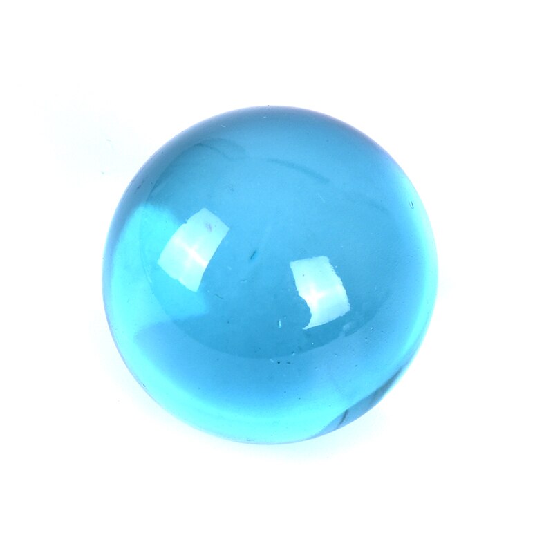 30mm feng shui krystalkugle kvartsglas gennemsigtige kuglekugler glaskugle fotograferingskugler krystal håndværksindretning: Kongeblå