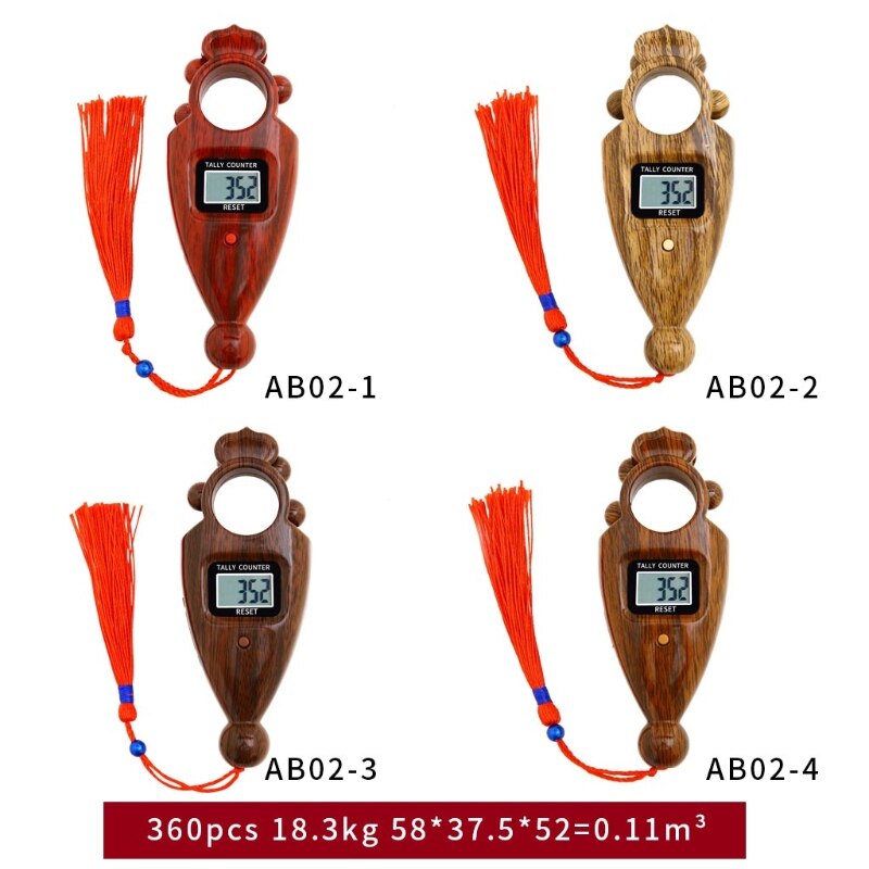 Electronic Digital Bead Finger Tally Tasbeh Misbaha Prayer Tasbih Golf Counter Portable Durable Safe Practical U4LA