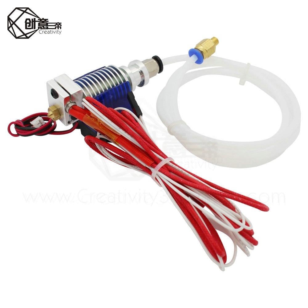 Creativity Remote Extruder Kit 3D Printer Direct Drive Extruder 3D Printer Parts V6 J-Head Kit E3DV6 Nozzle Heating Block