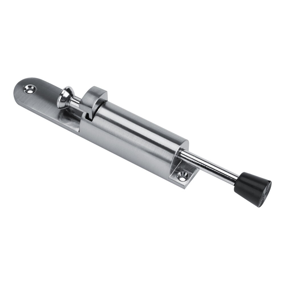 Floor Mounted Heavy Duty Holder 20cm Door Stopper Zinc Alloy Soft Rubber Foot Spring Loaded Easily Step-On Door Holders Catch