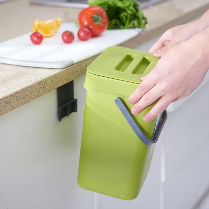 3/5 L Freies Stanzen Zauberstab-montiert Sortierung Müll Haushalt Tür Schrank Hängen Schlecht Kann Müll Küche Können F1M5