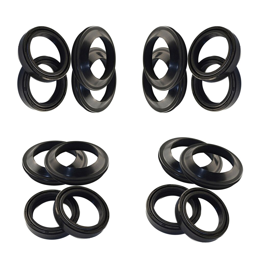 4x Gasket Sealing Shock Absorber Front Motorcycle Rubber
