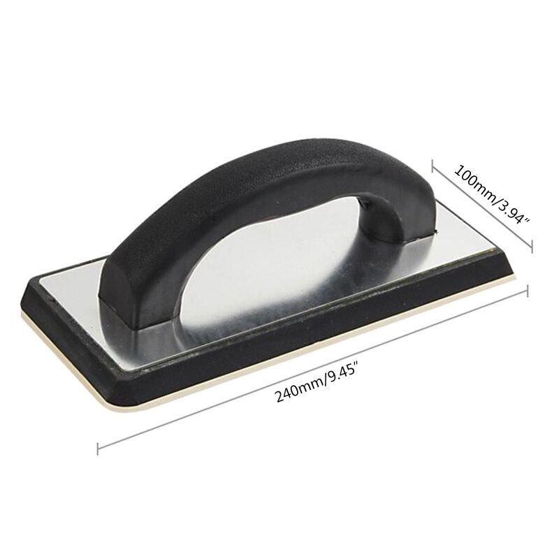 Handheld Concrete Rubber Trowel Durable Plastering Trowel Wall Putty Knife Tool