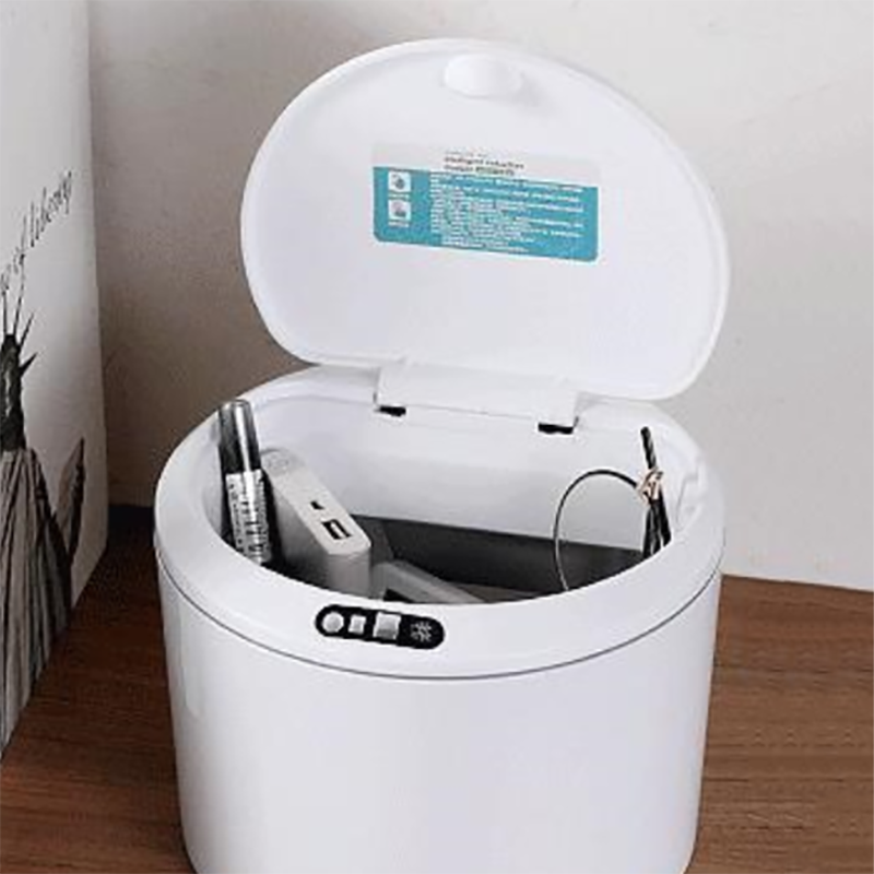 3/5L Smart Trash Cans Intelligent Desktop Waste Bin Automatic Touchless Trash Bin Infrared Motion Sensor Garbage Bucket Dustbin