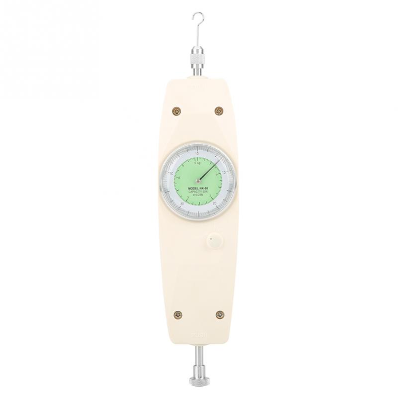 NK-50 50N Analog Dynamometer Force Measuring Instrument Tester Push Pull Force Gauge Meter