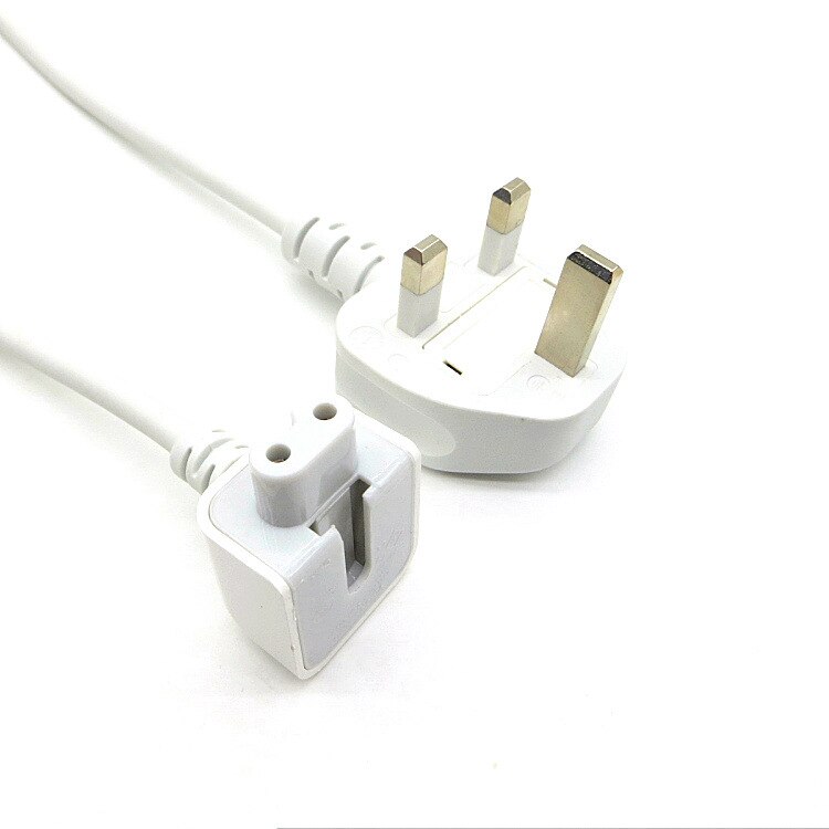 1.8m oss uk eu støpsel forlenger strømkabel ledning til macbook pro luft lader kabel bærbar pc шнуров strømkabel adapter: Uk støpsel