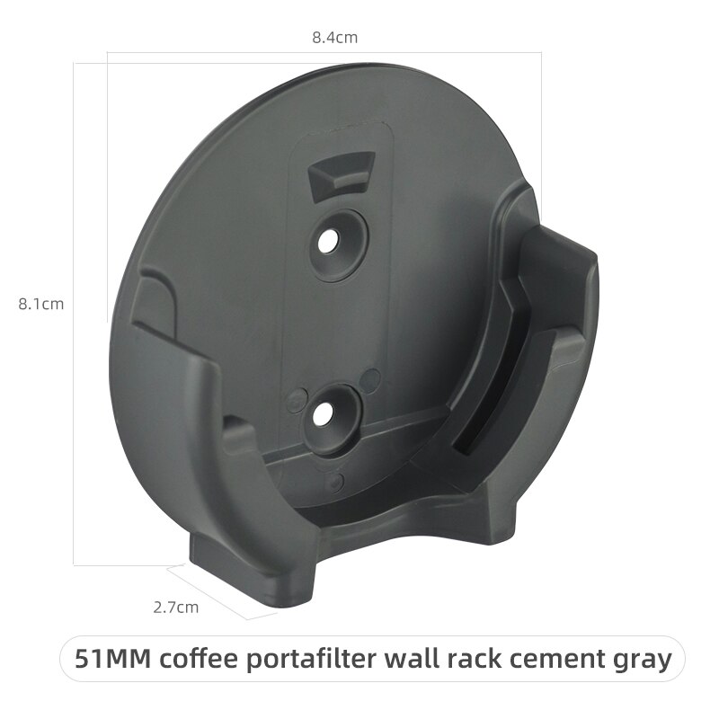 Kaffe portafilter vägg rack 51mm/54mm/58mm kaffe manipuleringsväggmonterad rack: 51mm cg