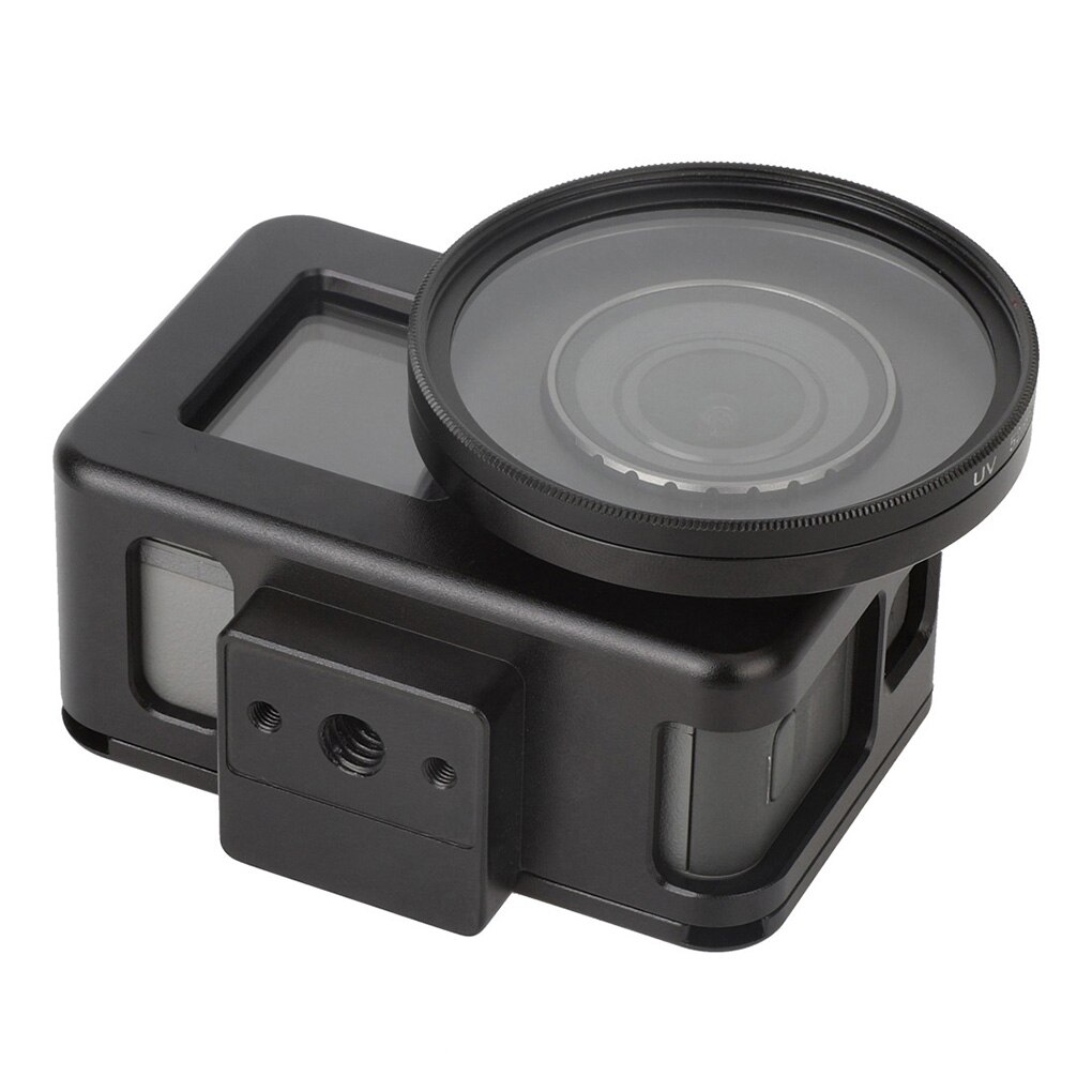 Replacement for DJI Osmo Action Housing CNC Aluminum Alloy Protective Cage Cover 52mm UV Lens
