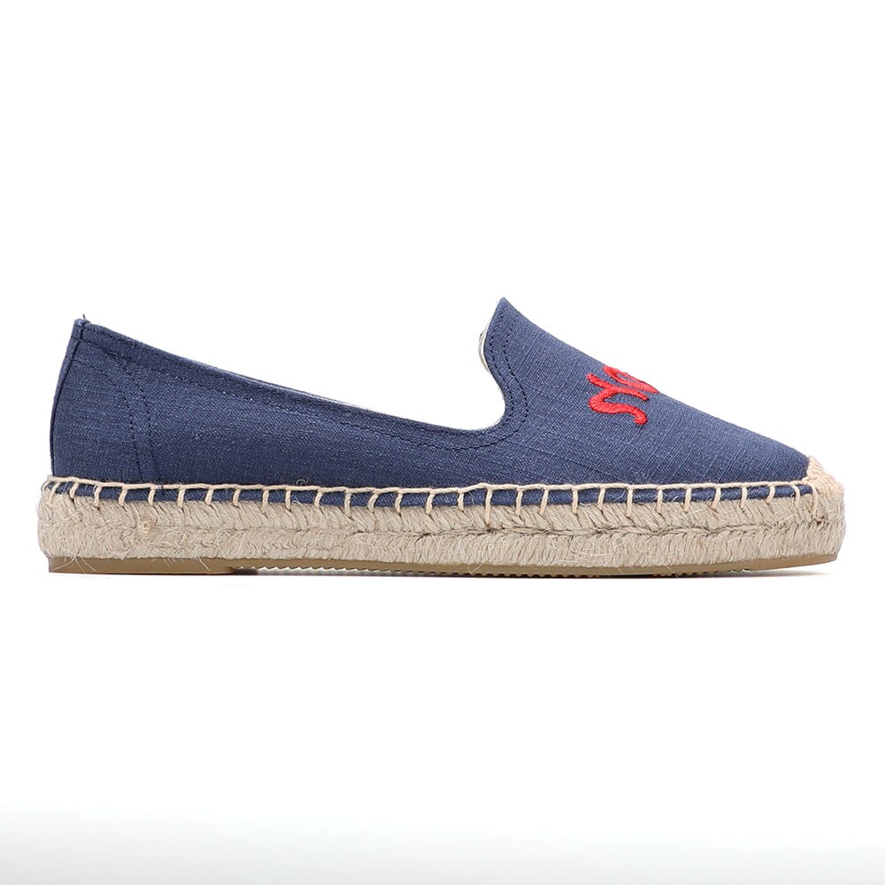Zapatos informales de cáñamo para Mujer, alpargatas femeninas de plataforma plana, sin cordones, para primavera y otoño,